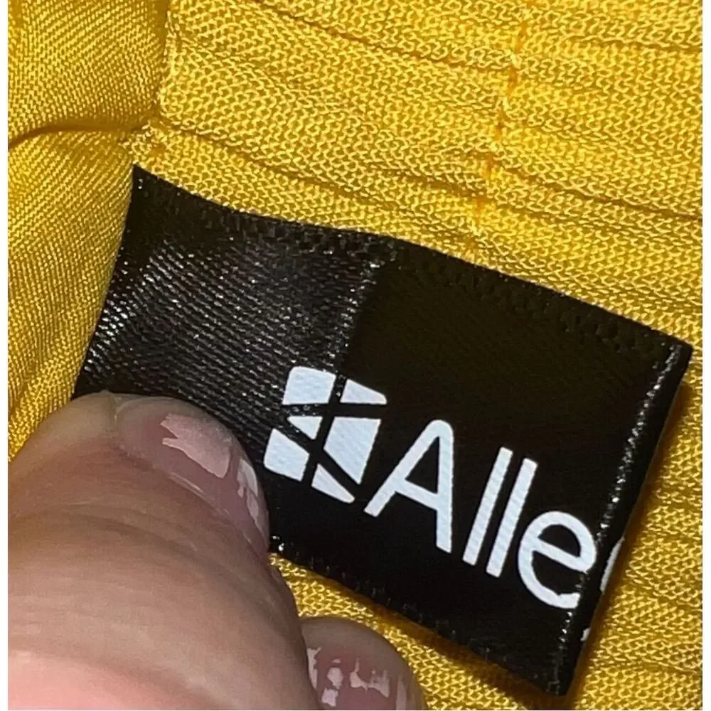 Allegrace Women's Vintage Yellow A-Line Skirt M Knee Length Casual